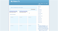 Desktop Screenshot of myvideostv.com