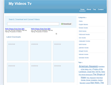 Tablet Screenshot of myvideostv.com